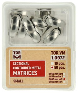 Matryce sekcyjne S - 0.050mm soft -50szt