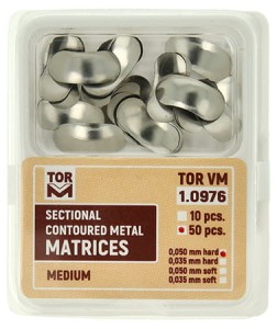 Matryce sekcyjne M - 0.050mm hard -50szt