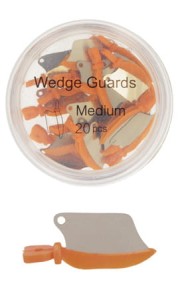 Kliny plastikowe z metalowym separatorem (średnie) - op. 20 szt.