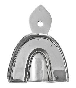 Łyżka wyciskowa stalowa z rantem U2 pełna (góra) rozm. L