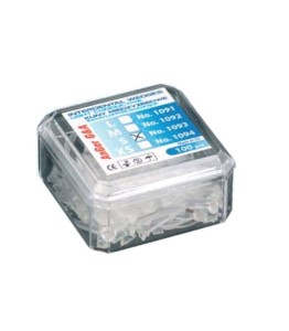 Kliny transparentne Anger wąskie S 100 szt.