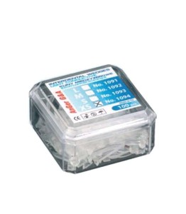 Kliny transparentne Anger b.wąskie XS 100 szt.