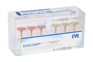 Gumki diamentowe Diacomp plus Twist 6 szt. EVE 
