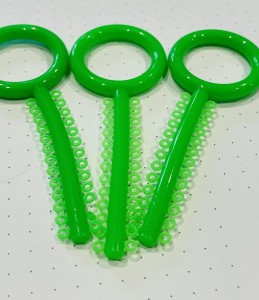 Ligatury zielony odblask-10 szt