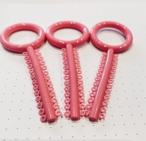 Ligatury różowy jasny-10 szt