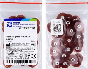 Krążki polerskie 12,7 mm - coarse-50 szt  