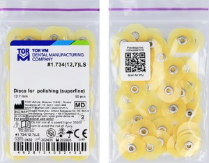 Krążki polerskie 12,7 mm - super  fine-50 szt     