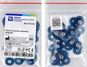 Krążki polerskie 12 mm - super coarse-50 szt     