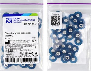 Krążki polerskie 9,5 mm - super coarse-50 szt        