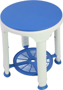 Okrągły taboret obrotowy pod prysznic Ryan 824