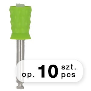 Gumko-szczotka polerska, prophy cup, soft, zielona (op.10 szt)