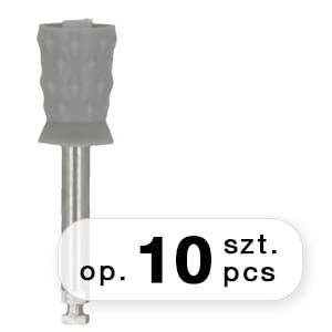 Gumko-szczotka polerska, prophy cup, soft, szara (op.10 szt)