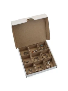 Koferdam klamra - zestaw klamer ze skrzydełkami Fiesta 9szt.