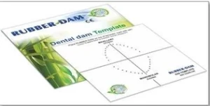 Koferdam szablon 6x6 Rubber-Dam 