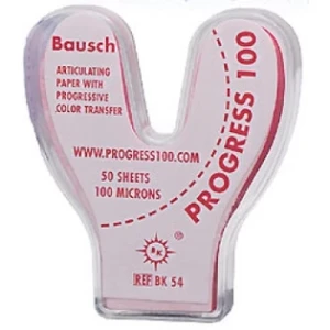 Kalka Bausch BK 54 czerwona 100µ podkowa 50szt progresywna