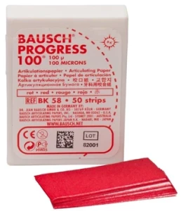 Kalka Bausch BK 58 czerwona 100µ listki 50szt progresywna