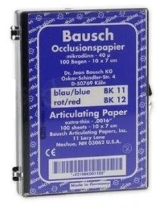 Kalka Bausch BK 11 niebieska 40µ arkusze 10x7cm 100szt dwustronna