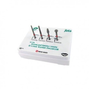 Zestaw dr Owczarczaka do szlifowania pod korony i mosty-niebieski